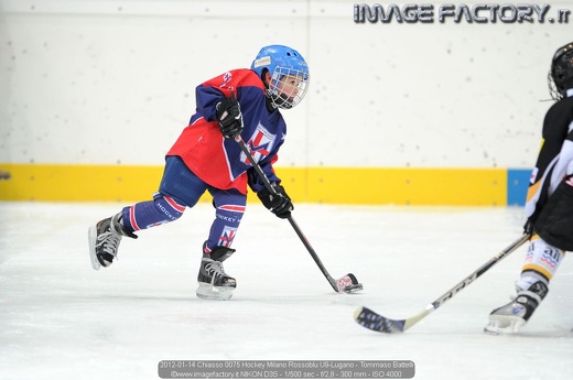 2012-01-14 Chiasso 0075 Hockey Milano Rossoblu U9-Lugano - Tommaso Battelli